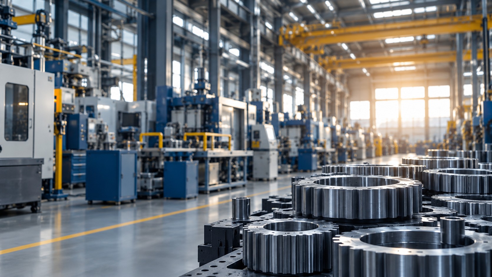 Moderne industrielle Produktionshalle